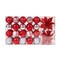National Tree Company First Traditions Christmas Tree Ornaments, Red and Silver Assortment, Set of 40